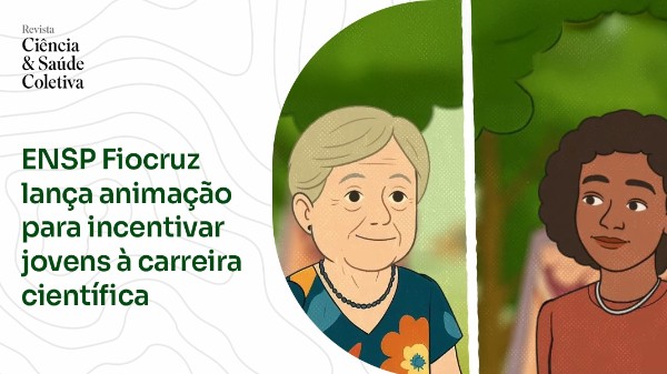 Foto: A Dra. Cecília Minayo, Editora-Chefe da C&SC, serviu de inspiração para a animação desenvolvida pela ENPS/Fiocruz.